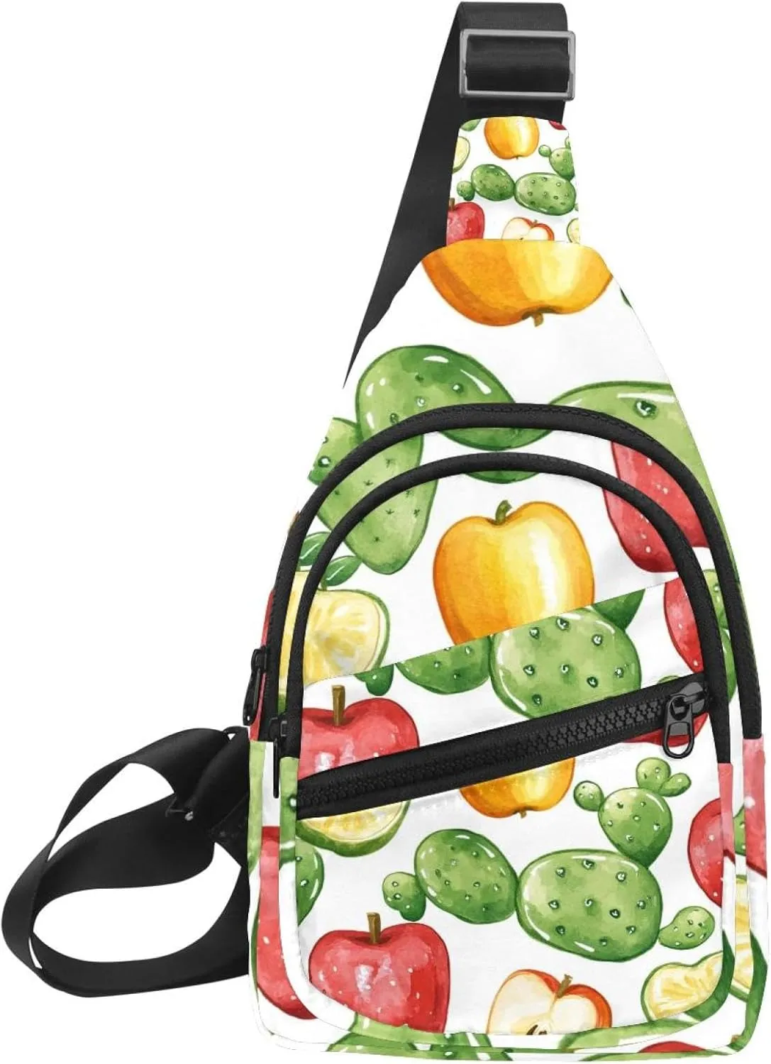 Apple Cactus (2) Sling Backpack Bag