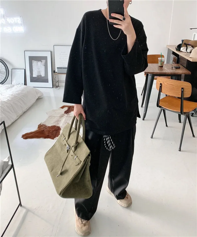 Army green birkin inspired canvas weekender overnight weekend travel bag fashion high street travel handbag