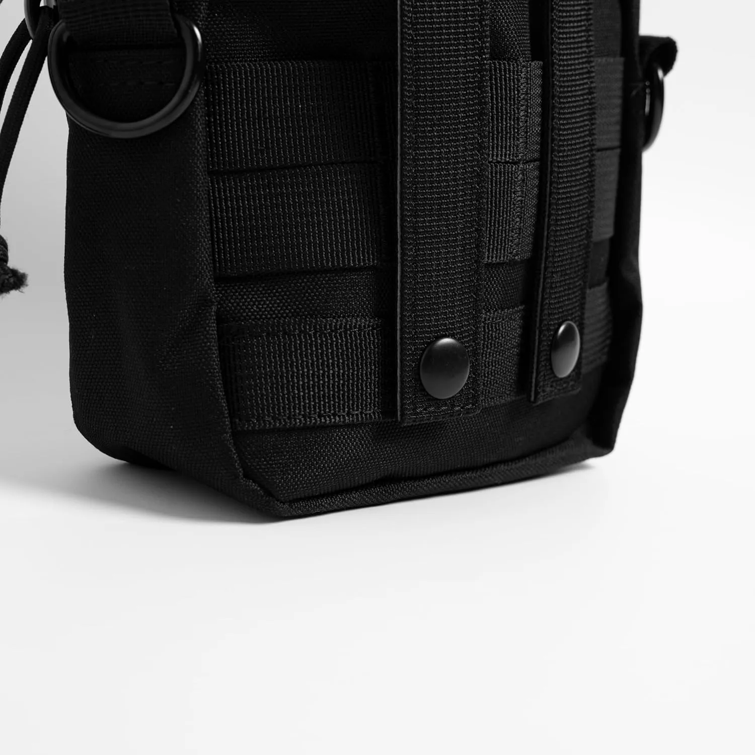 BARRERA warriors- Mini Crossbody bag for men, travel side bag, Handbag Adjustable Bag, Sling bag for men, tactical Shoulder bag, tactical molle pouch, travel cross body (Black).