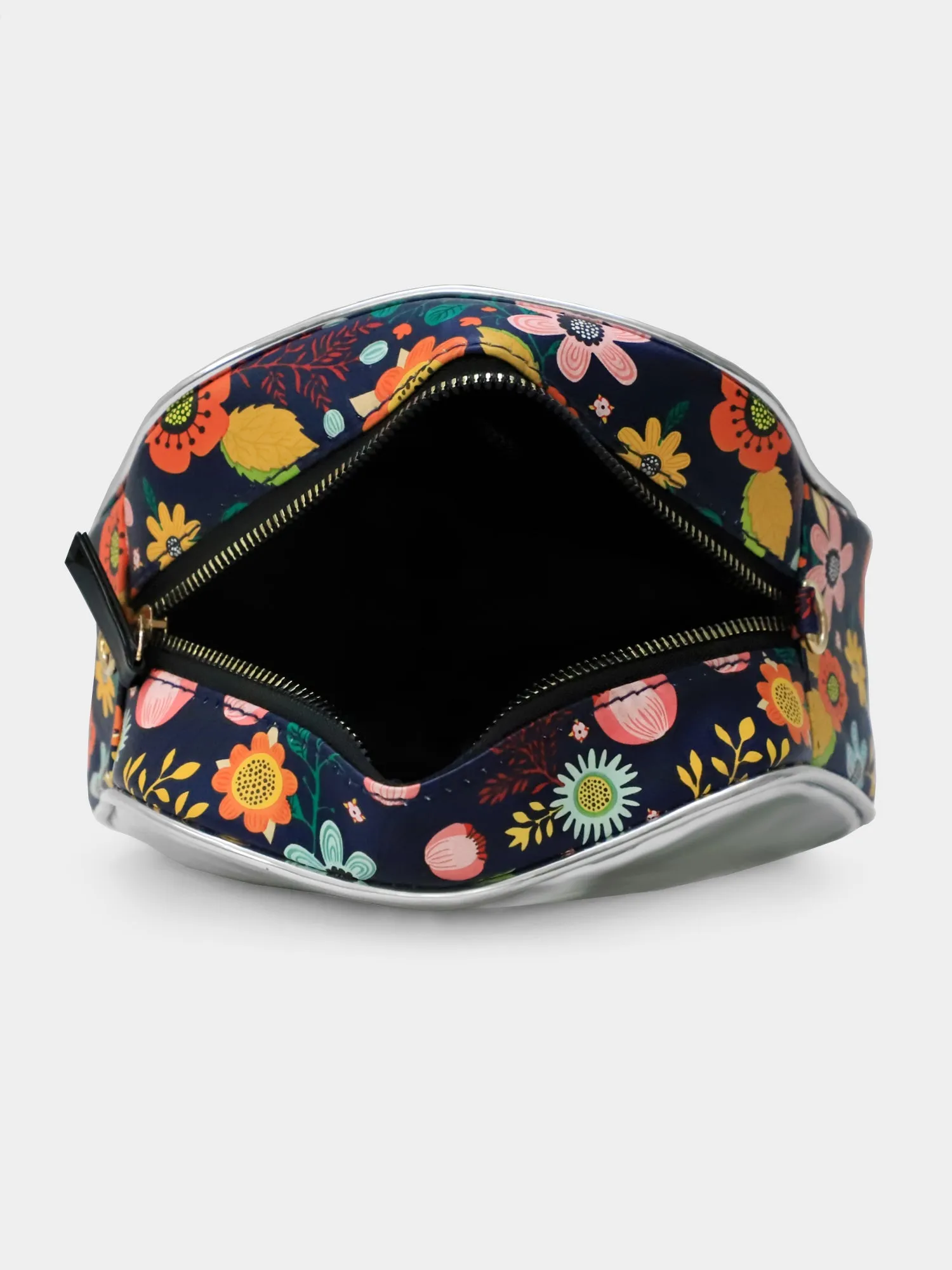 Blue & Silver Midnight Jungle Dome Crossbody Bag | Modern Myth
