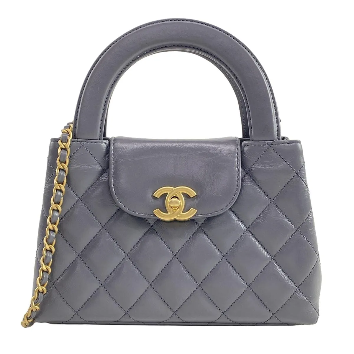 Chanel Mini Shopping Kelly Grey Bag