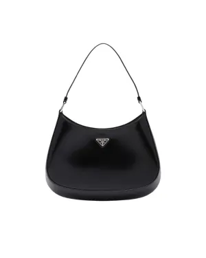 CLEO BRUSHED LEATHER SHOULDER BAG