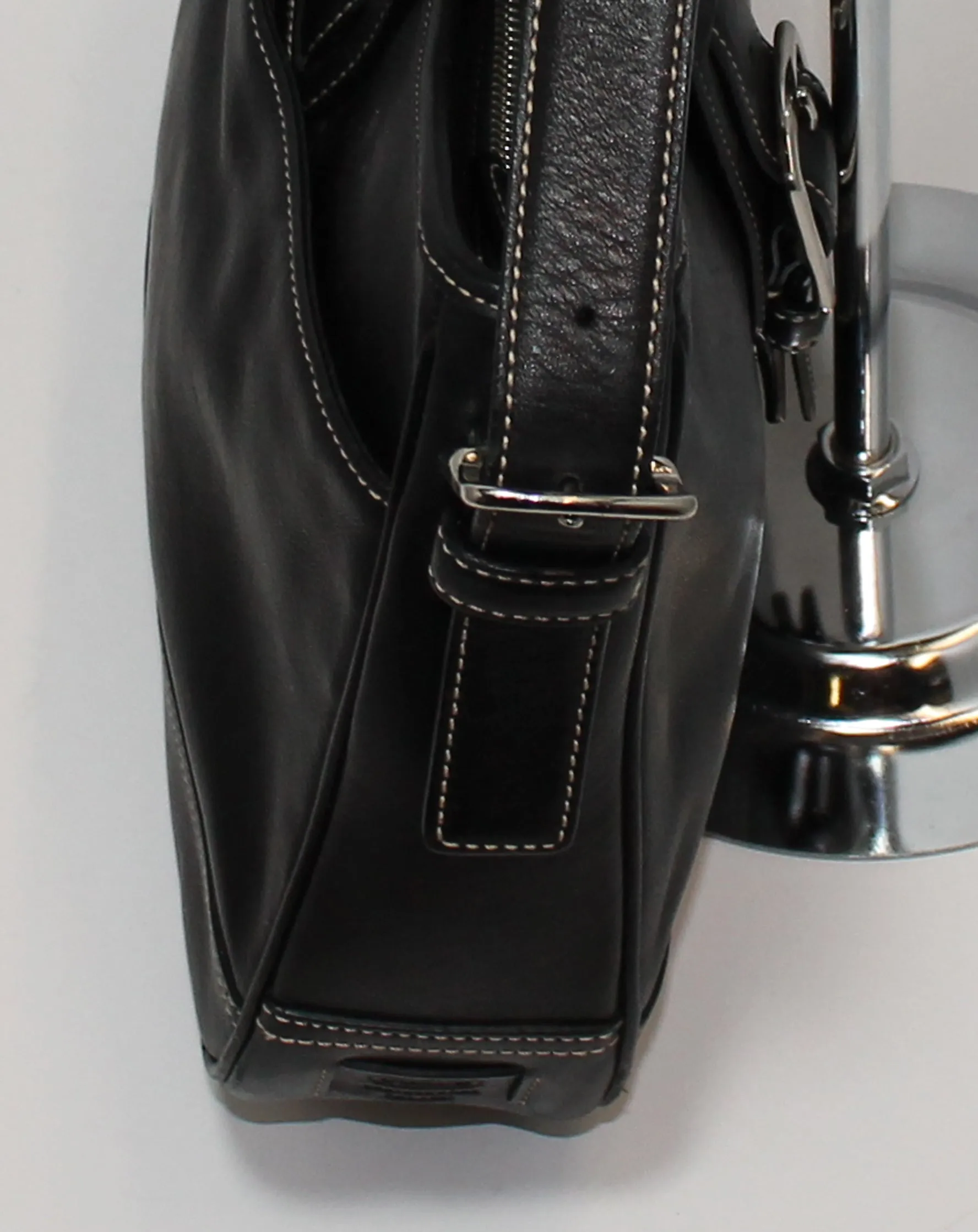 Coach Purse: 7583 Brown Hampton Leather Shoulder Bag