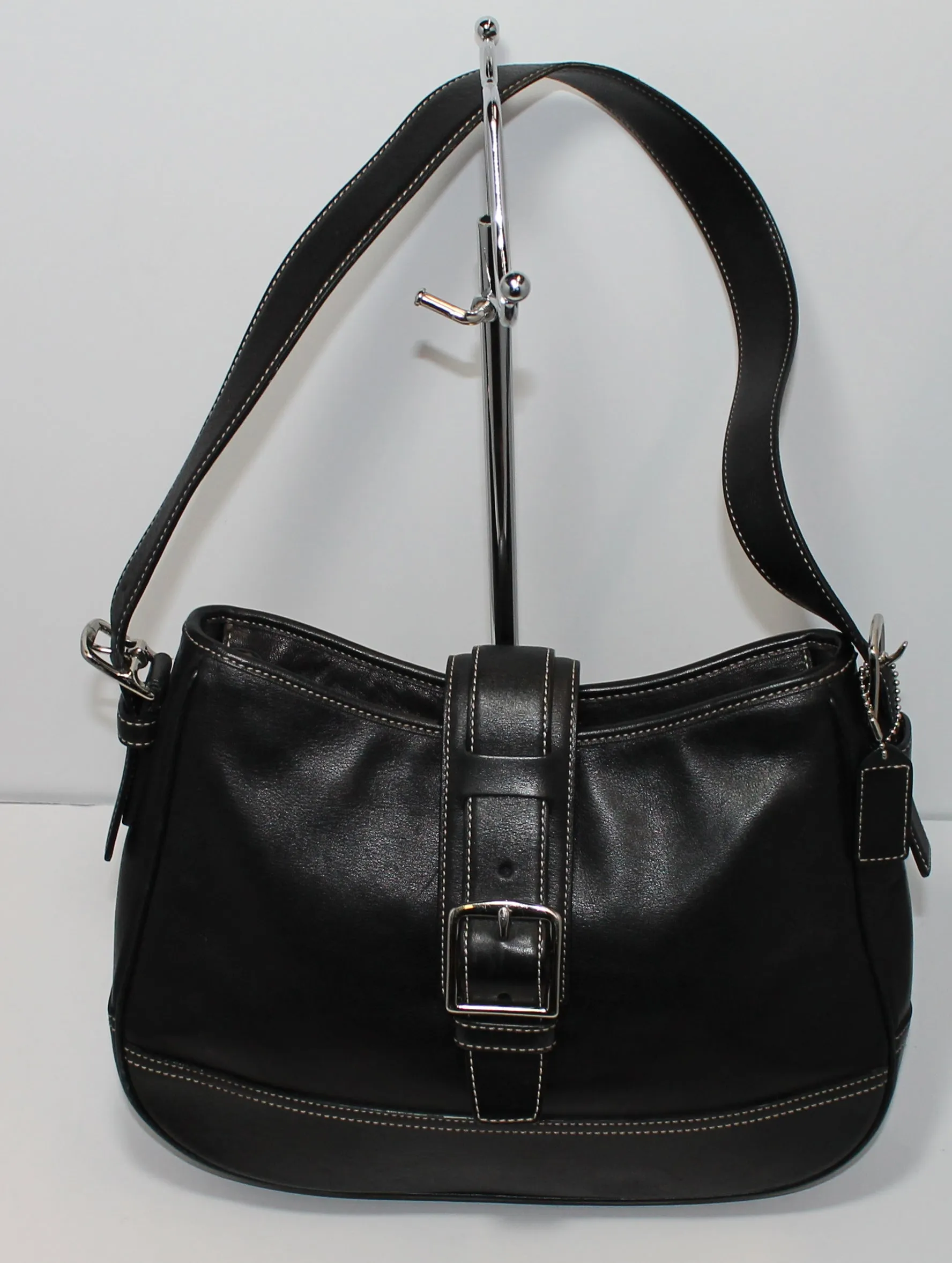 Coach Purse: 7583 Brown Hampton Leather Shoulder Bag