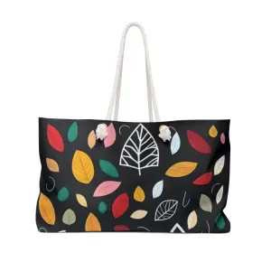Colorful Leaves Oversized Polyester Weekender Bag