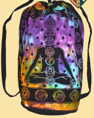 Cosmic Chakra Print Drawstrign Backpack
