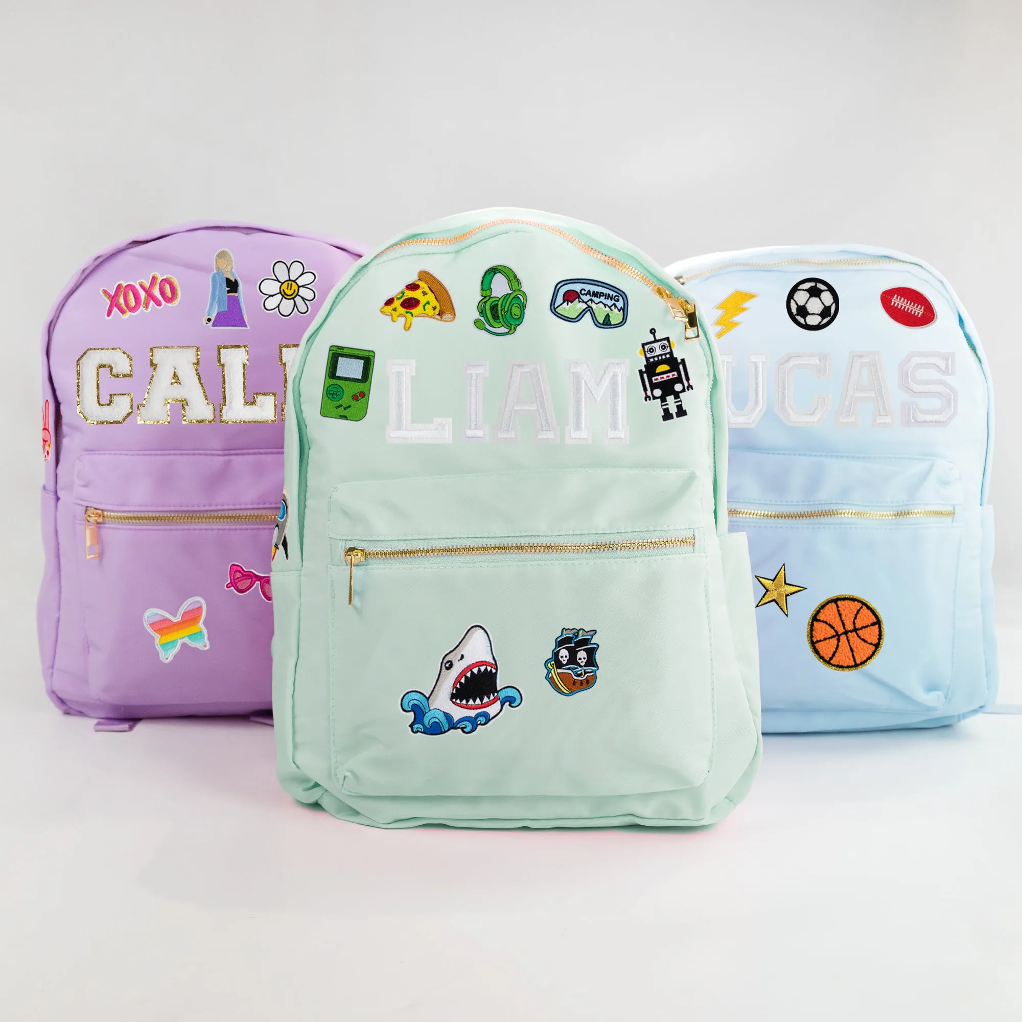 Customized Patched Backpacks for Kids