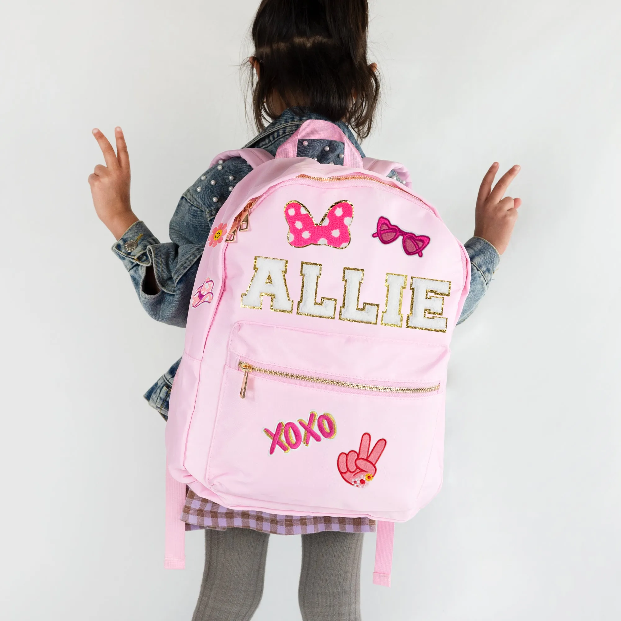Customized Patched Backpacks for Kids