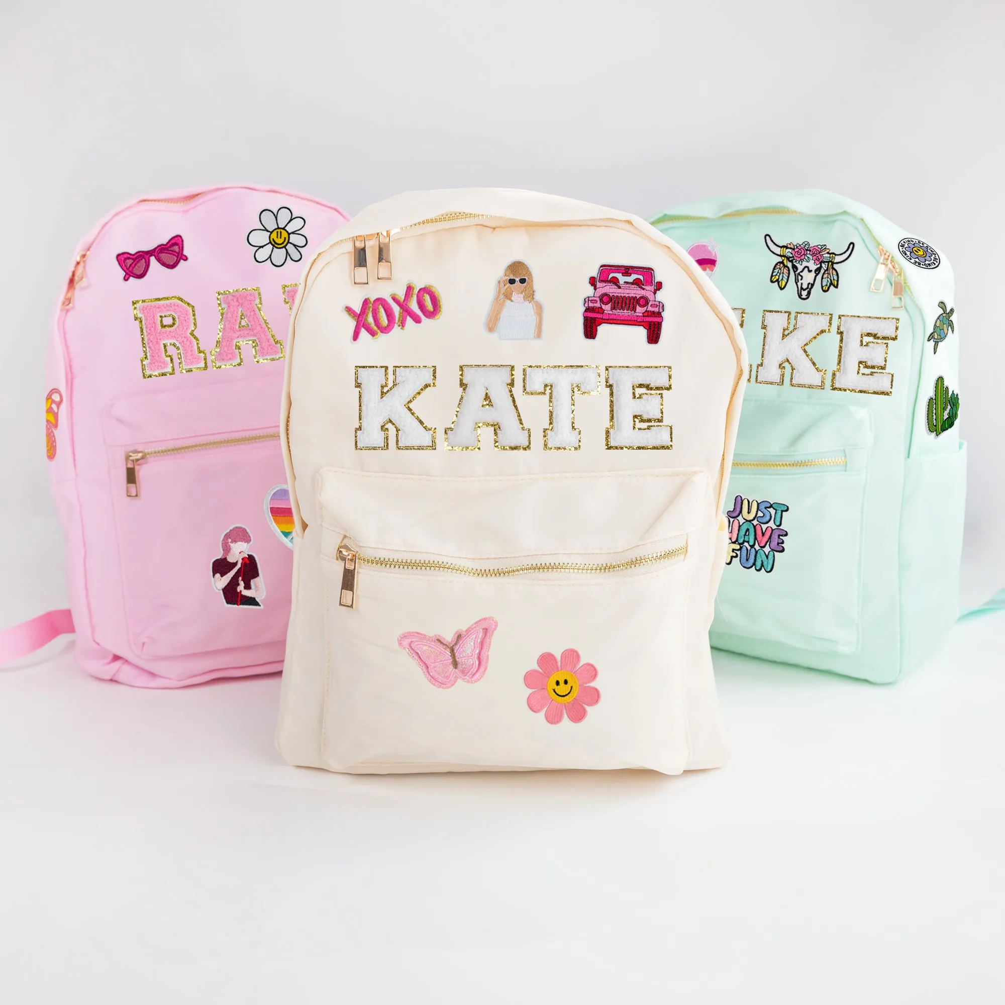 Customized Patched Backpacks for Kids