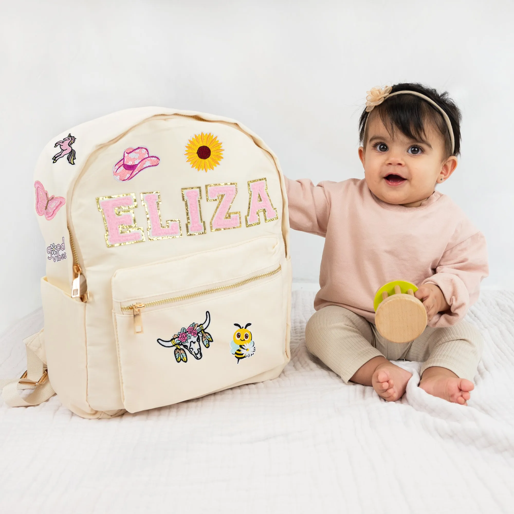 Customized Patched Backpacks for Kids