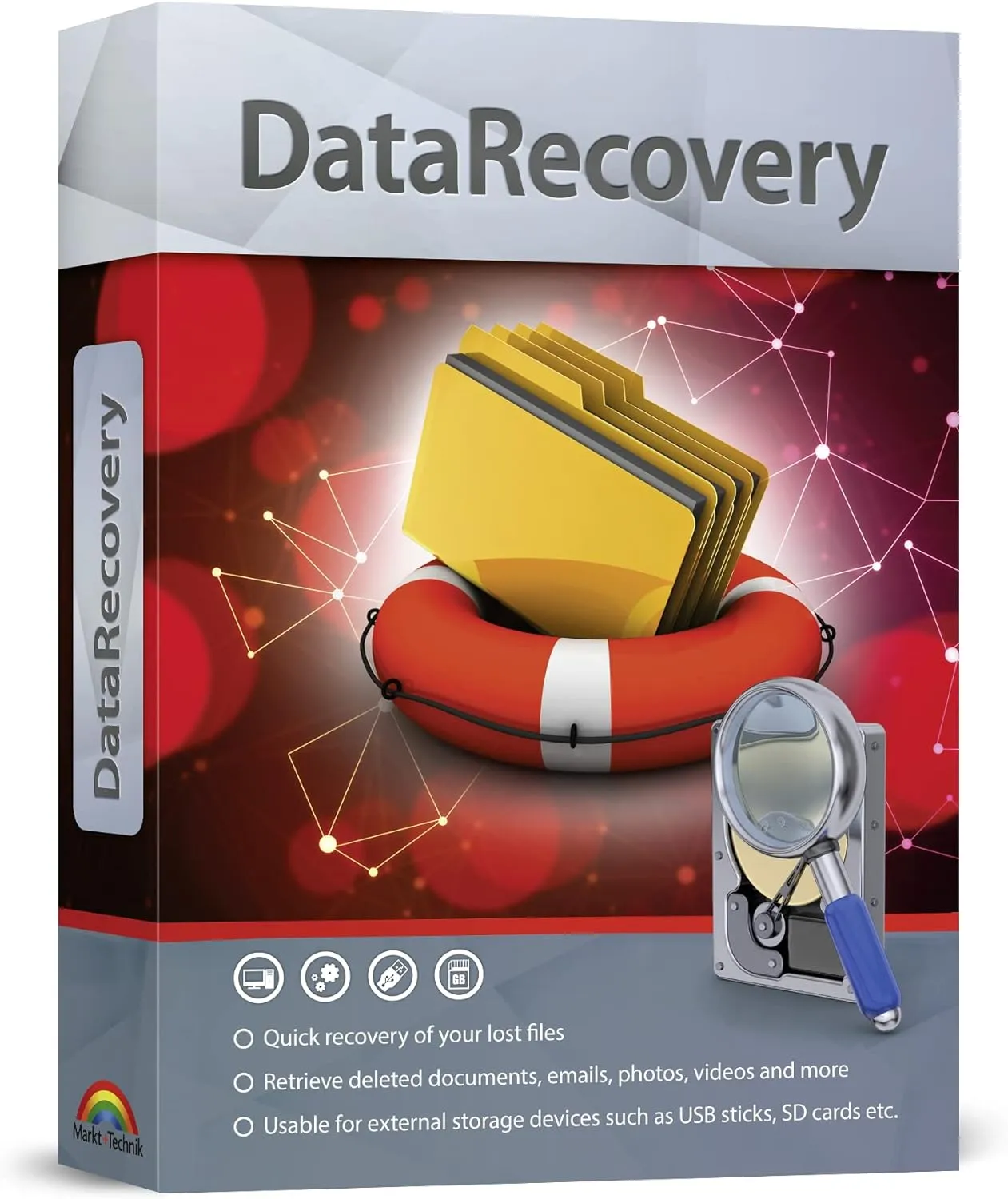Data Recovery software compatible with Windows 11, 10, 8.1, 7  recover deleted and lost files  rescue deleted images, photos, audios, videos, documents and more