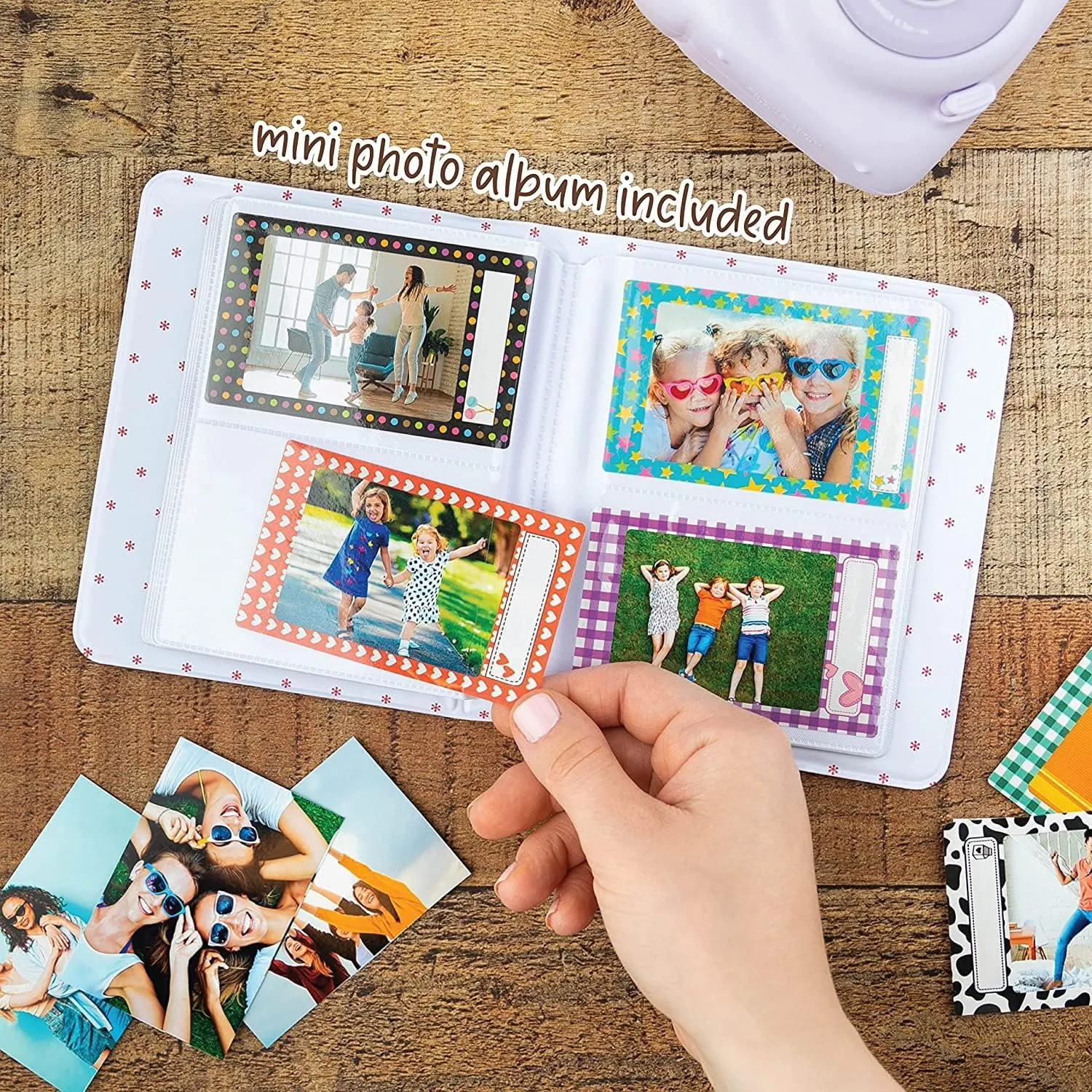 Fujifilm Instax Mini 12 Instant Camera Pastel Blue with Film Value Pack (40 Sheets)   Accessories Including Galaxy Carrying Case Strap, Photo Album, Stickers (Mint Green)