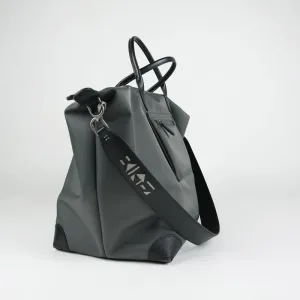 Gray Womens Nylon Shoulder Totes Gray Womens Nylon Shoulder Handbag Nylon Handbag Purse for Ladies