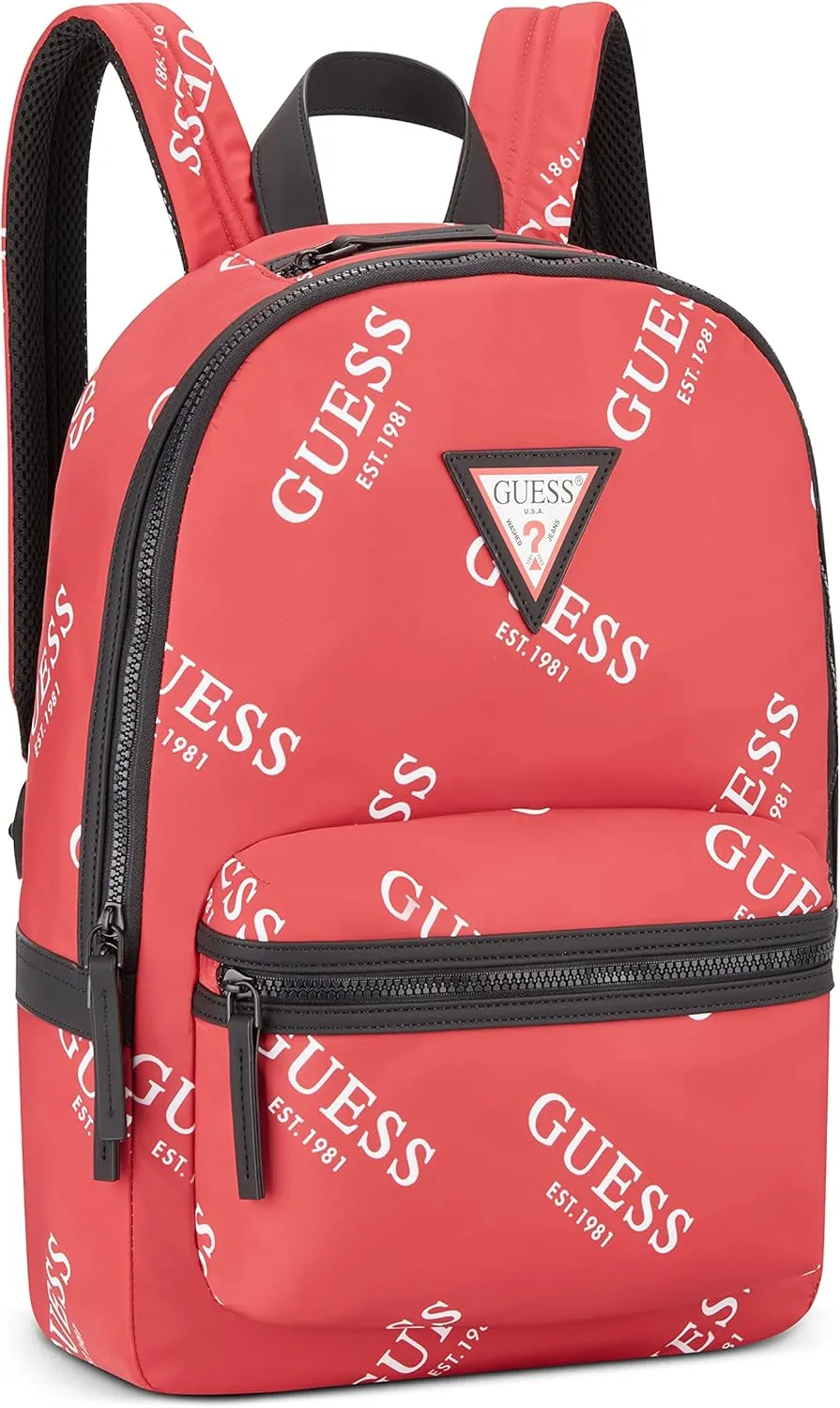 GUESS Originals Logo Backpack, RED