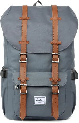 KAUKKO Backpack, (Ngrey), 45 x 27 x 17cm (HxBxT)