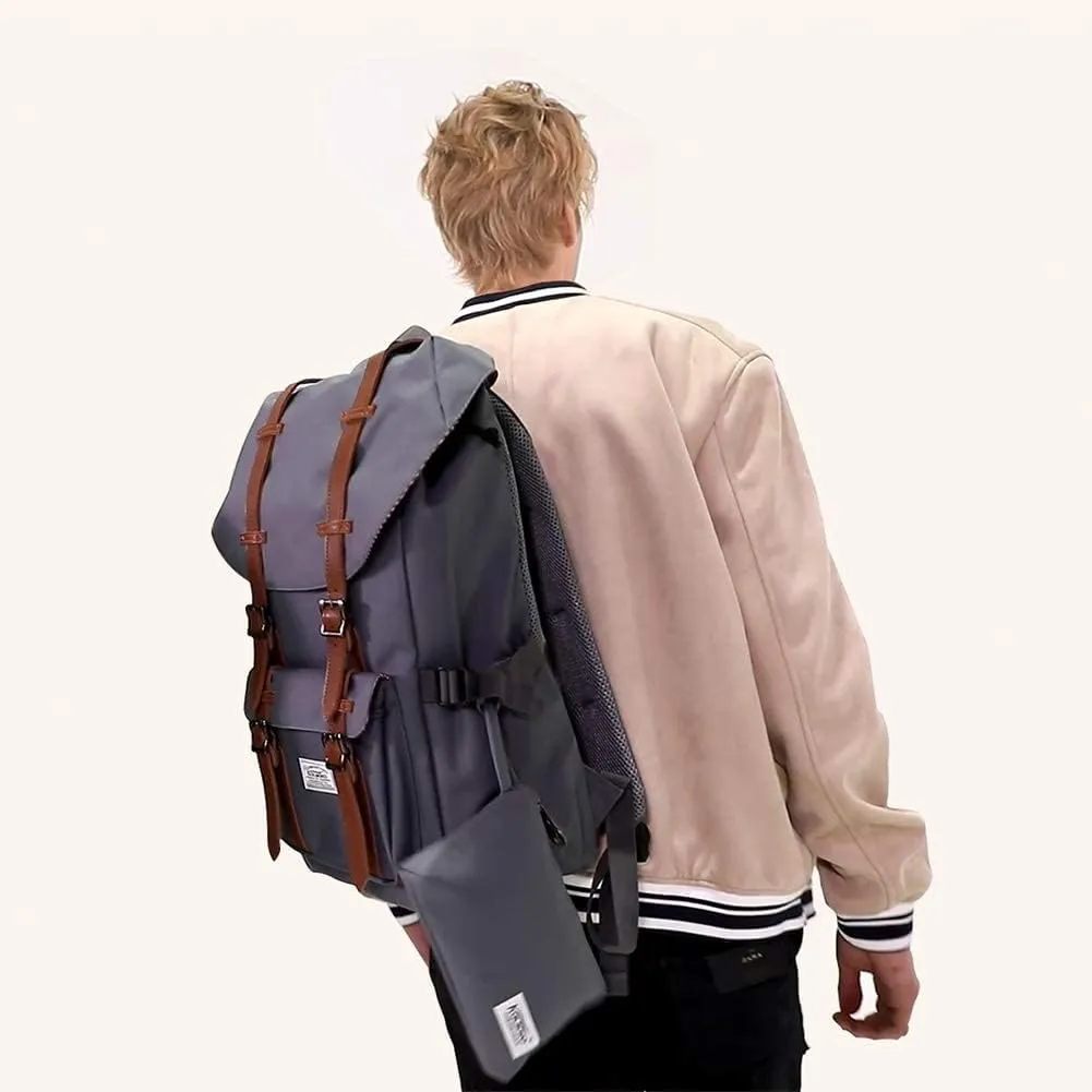 KAUKKO Backpack, (Ngrey), 45 x 27 x 17cm (HxBxT)