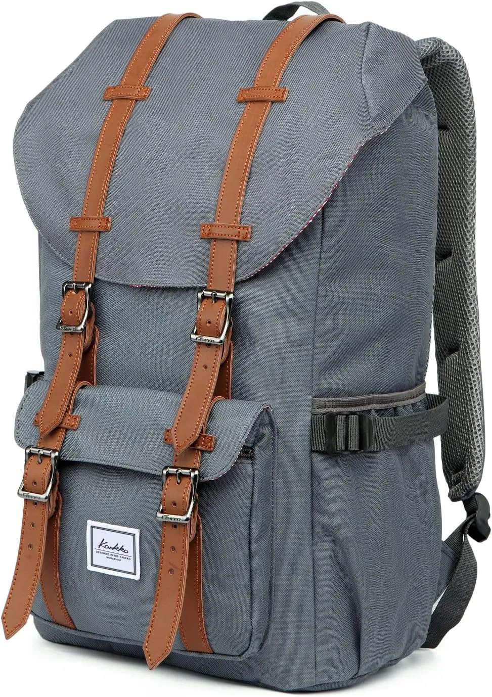 KAUKKO Backpack, (Ngrey), 45 x 27 x 17cm (HxBxT)