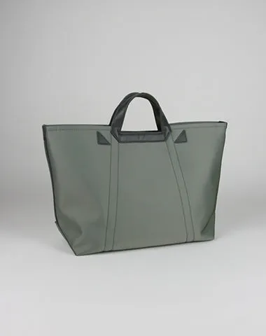 Khaki Womens Nylon Handbag Totes Khaki Womens Nylon Leather Shoulder Tote Purse for Ladies