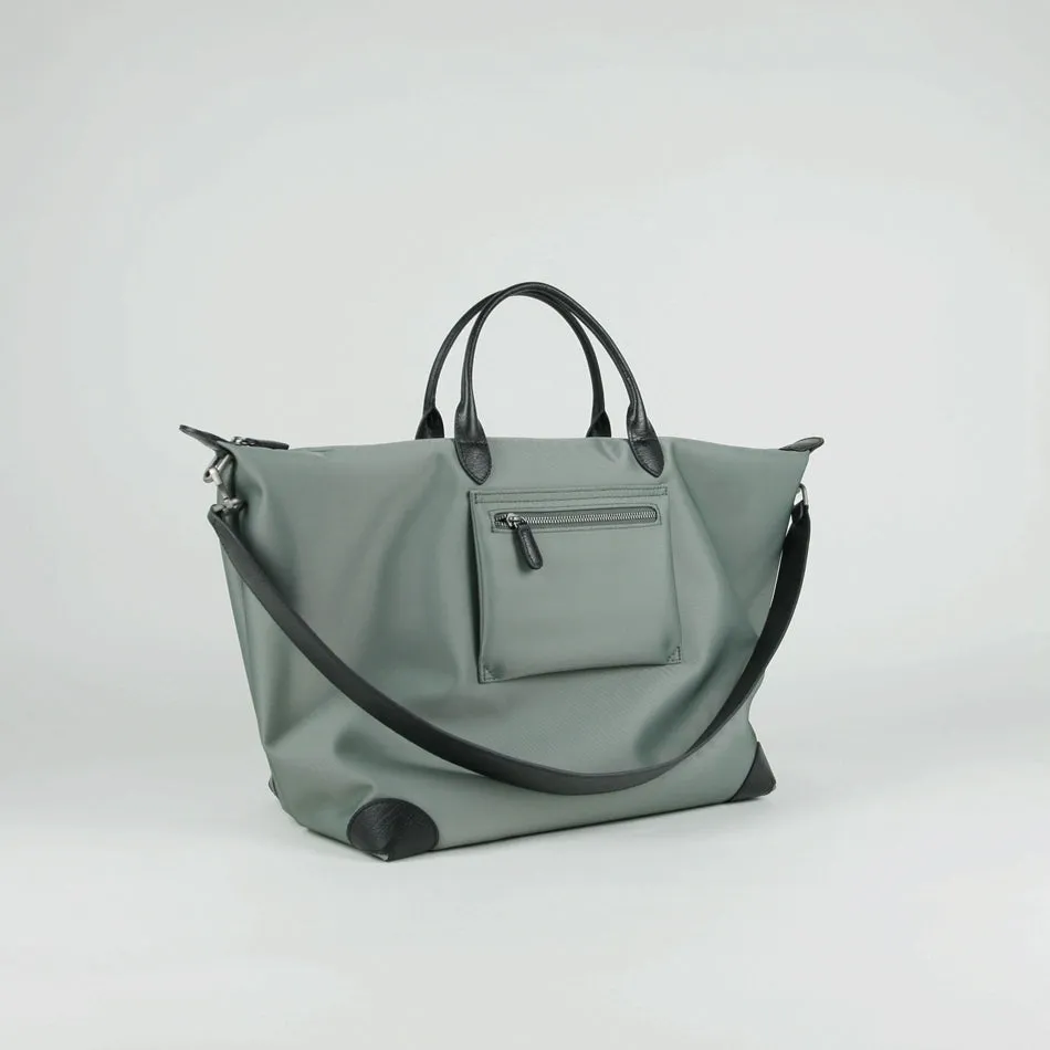 Khaki Womens Nylon Shoulder Totes Khaki Womens Nylon Shoulder Handbag Nylon Handbag Purse for Ladies