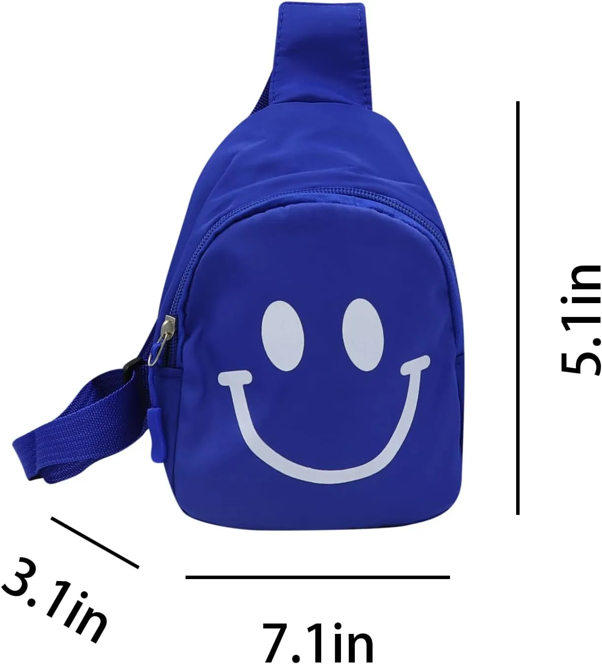 Kids Toddler Cute Funny Sling Bag Small Crossbody Shoulder Bag Chest Pack for Boys Girls Sport Travelling Hiking