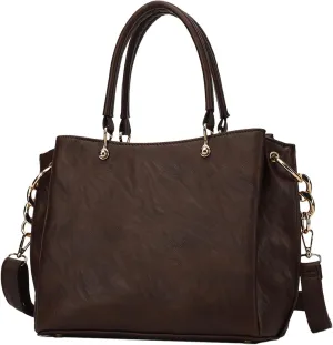 KL928 Women Designer Handbag and Purse, PU Leather Top Handle Satchel Shoulder Bag Tote Bag for Ladies