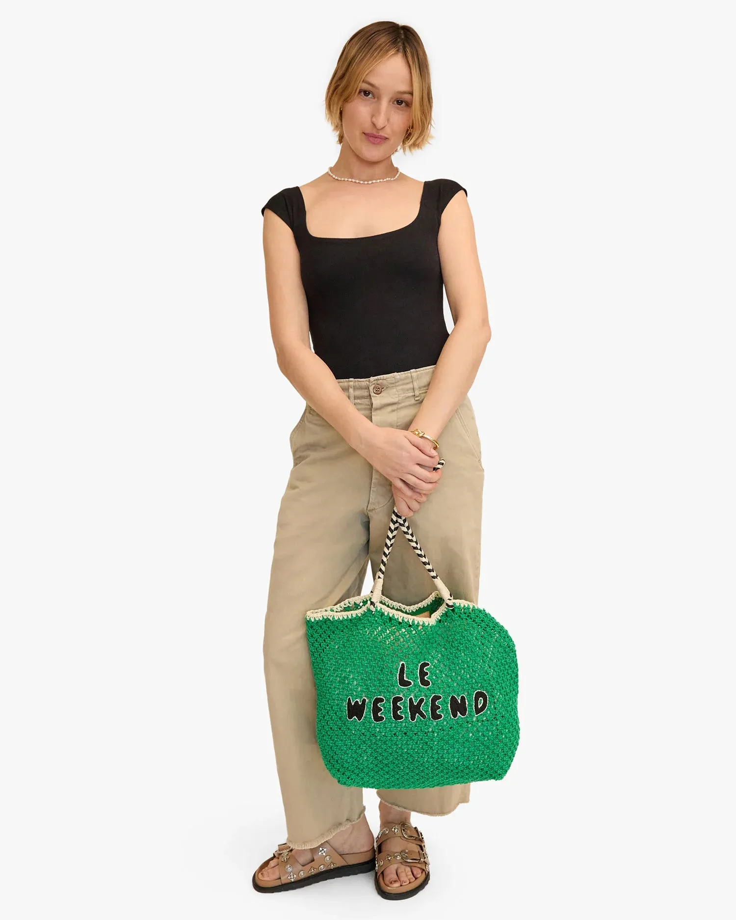 L'Été Le Weekend Tote (Green)