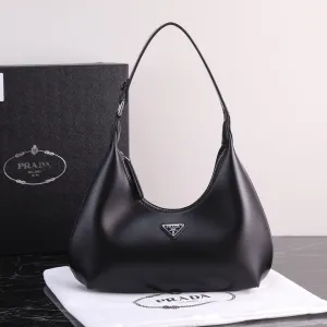PD227 Prada Leather Shoulder Bag / 9.4x5.5inch