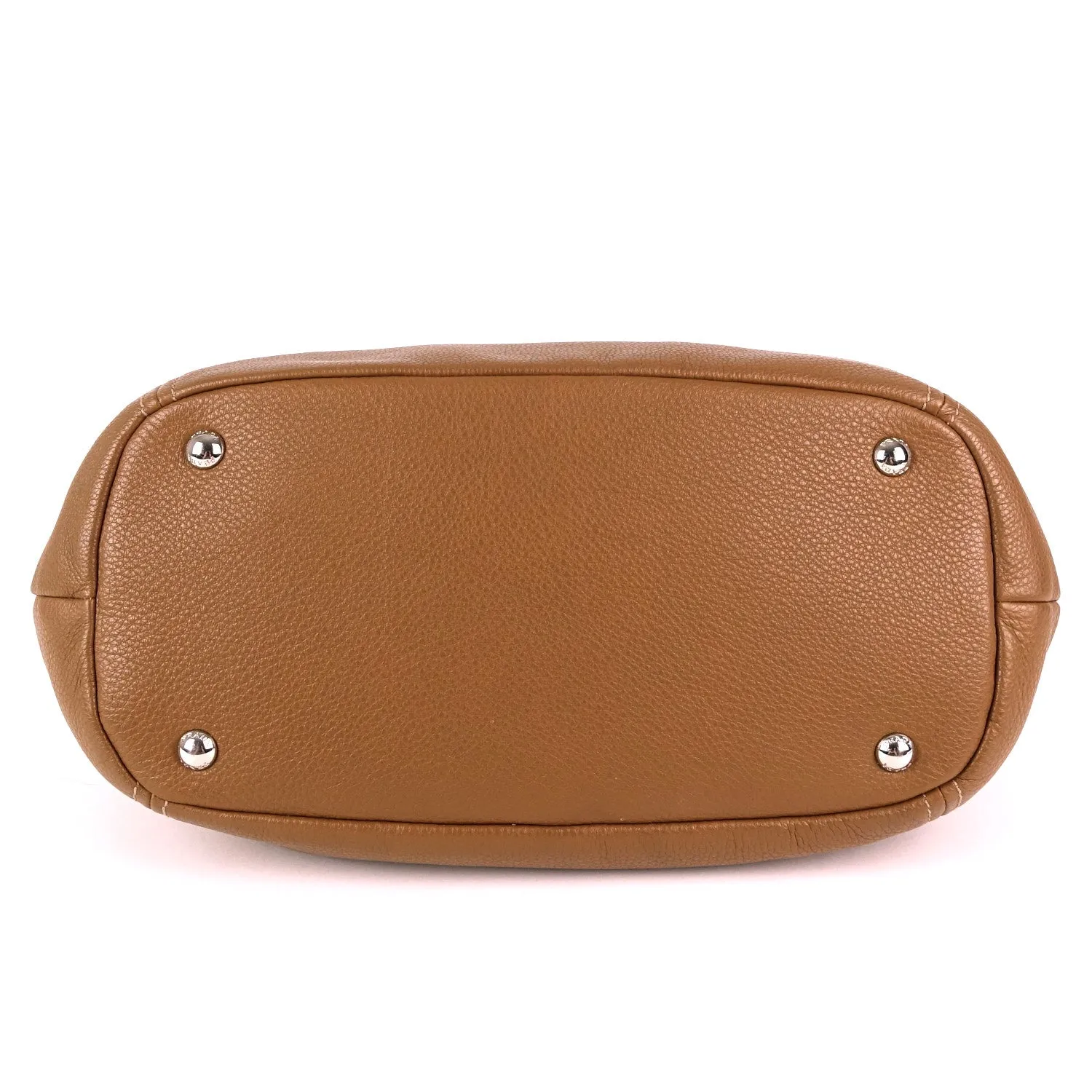 Phenix Vitello Daino Leather Hobo Bag