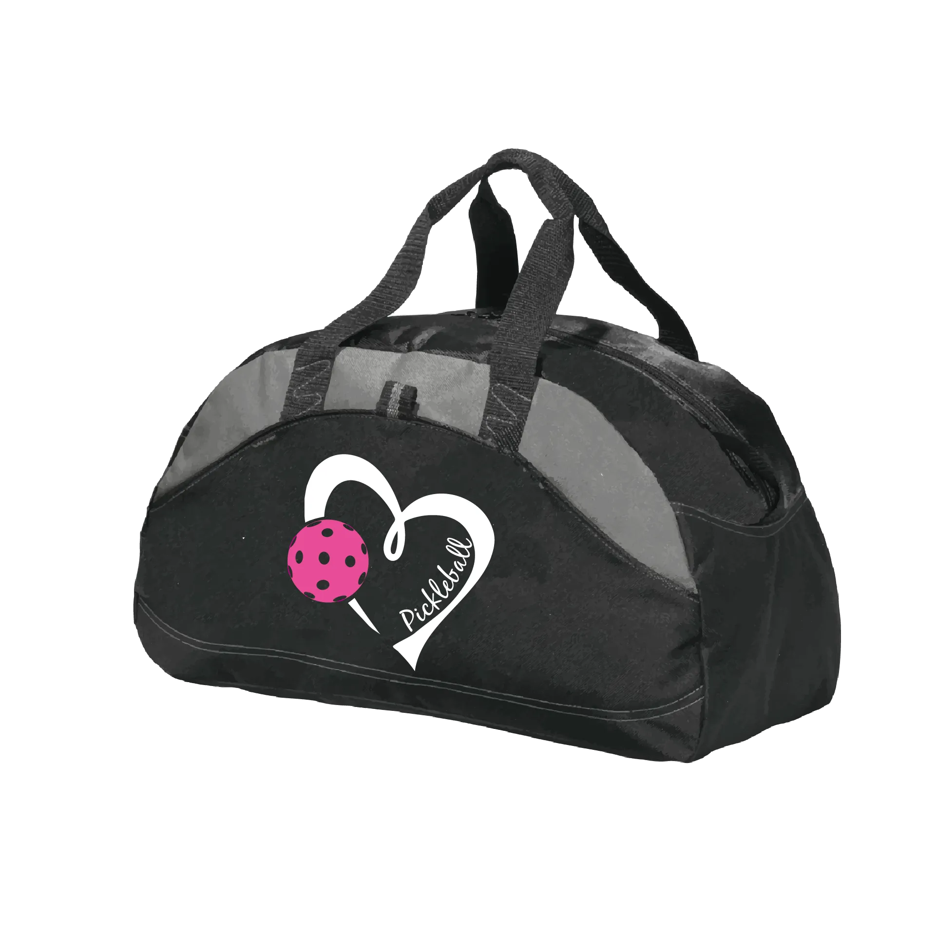 Pickleball Love (Pink) | Pickleball Sports Duffel | Medium Size Court Bag