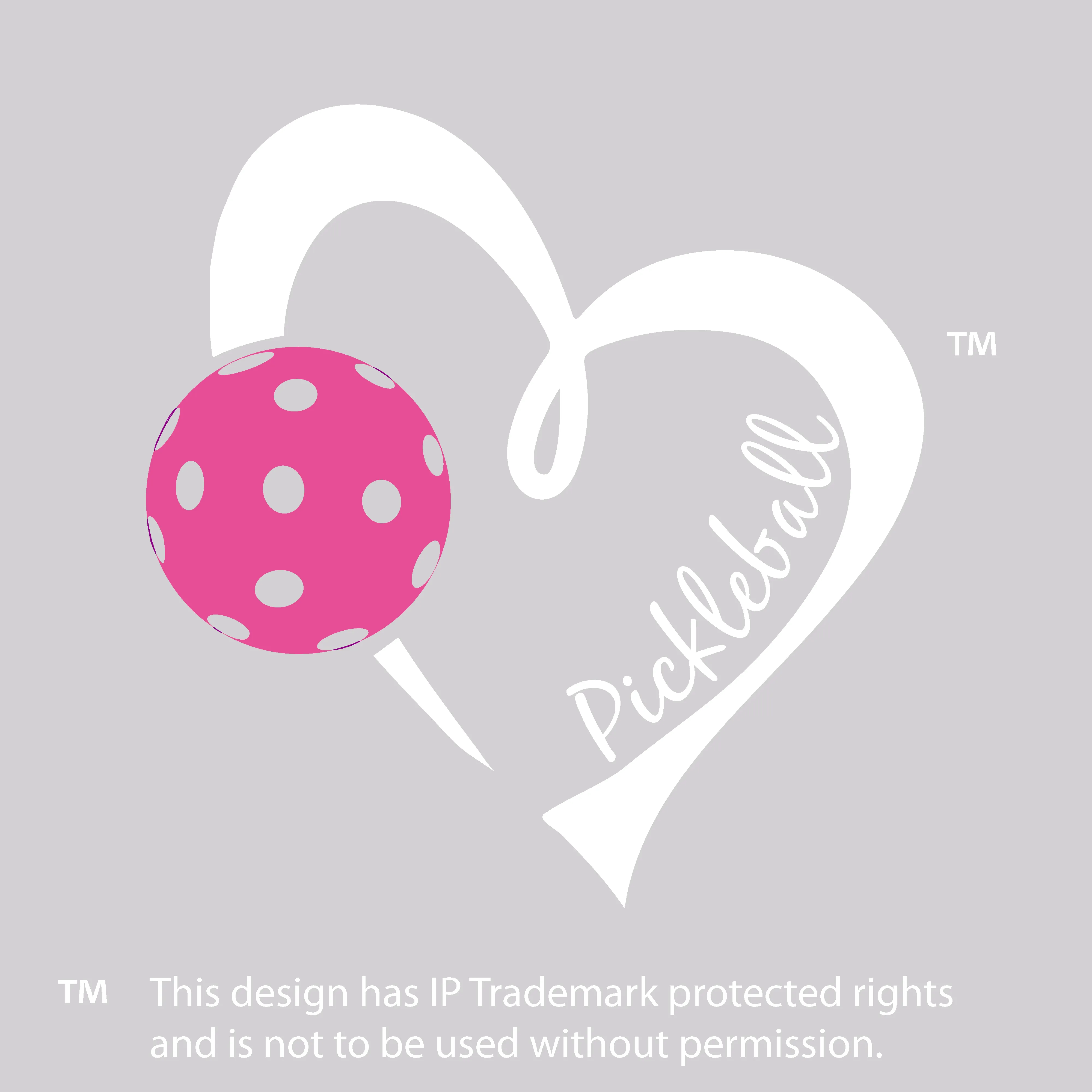 Pickleball Love (Pink) | Pickleball Sports Duffel | Medium Size Court Bag