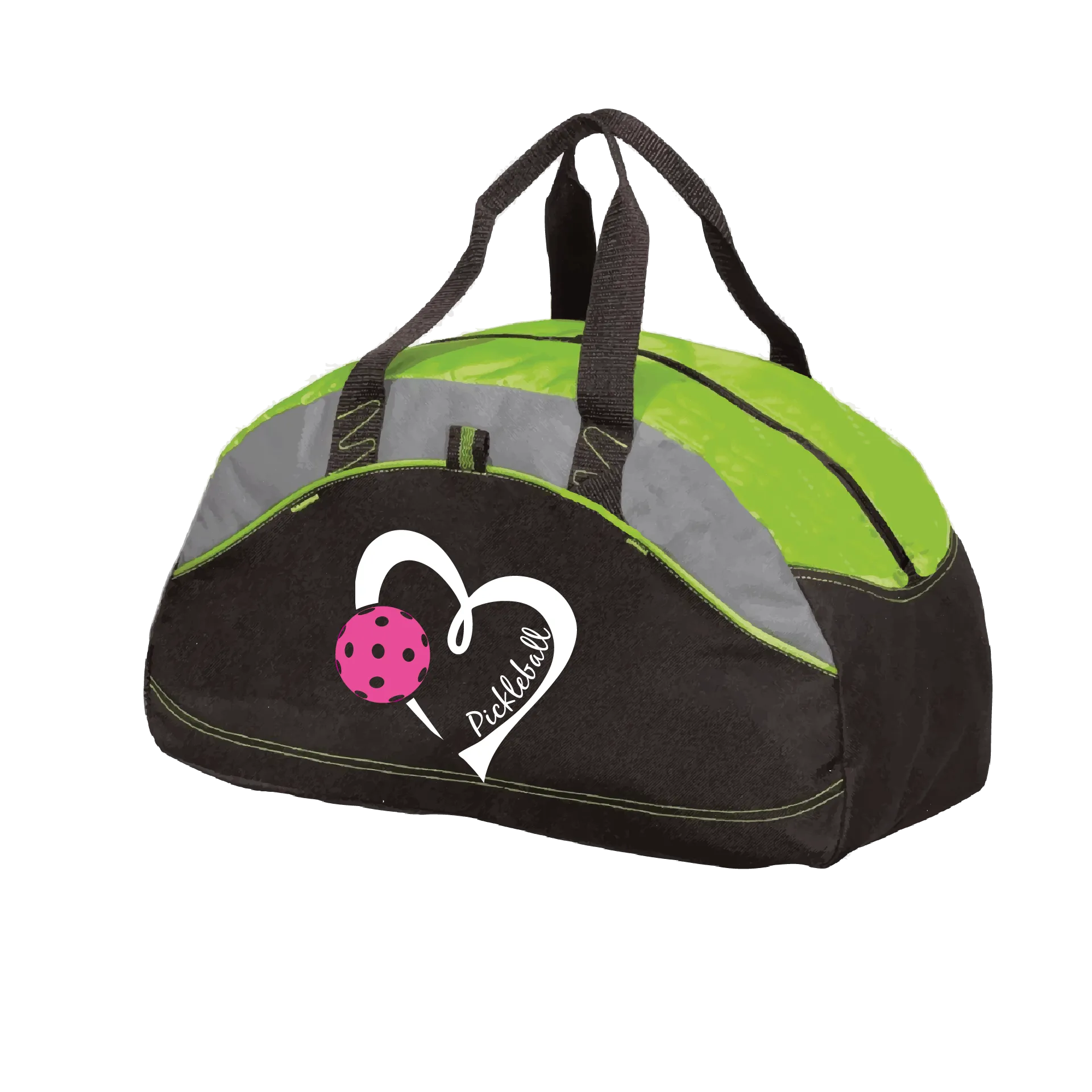 Pickleball Love (Pink) | Pickleball Sports Duffel | Medium Size Court Bag