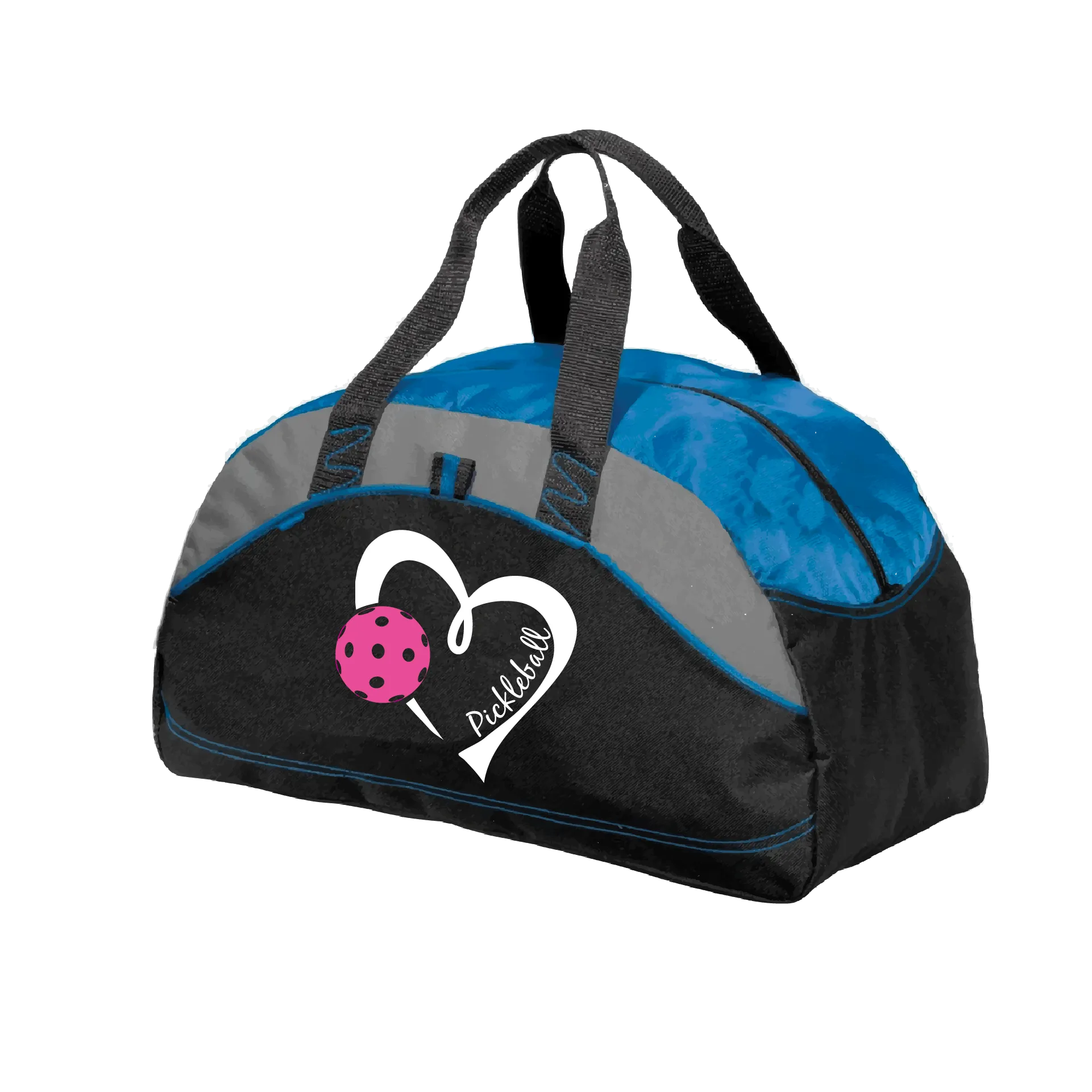 Pickleball Love (Pink) | Pickleball Sports Duffel | Medium Size Court Bag
