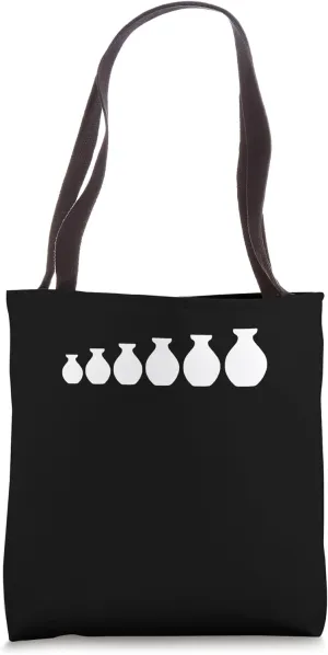 Pots Evolution Ceramic Clay Kiln Pottery Lover Tote Bag