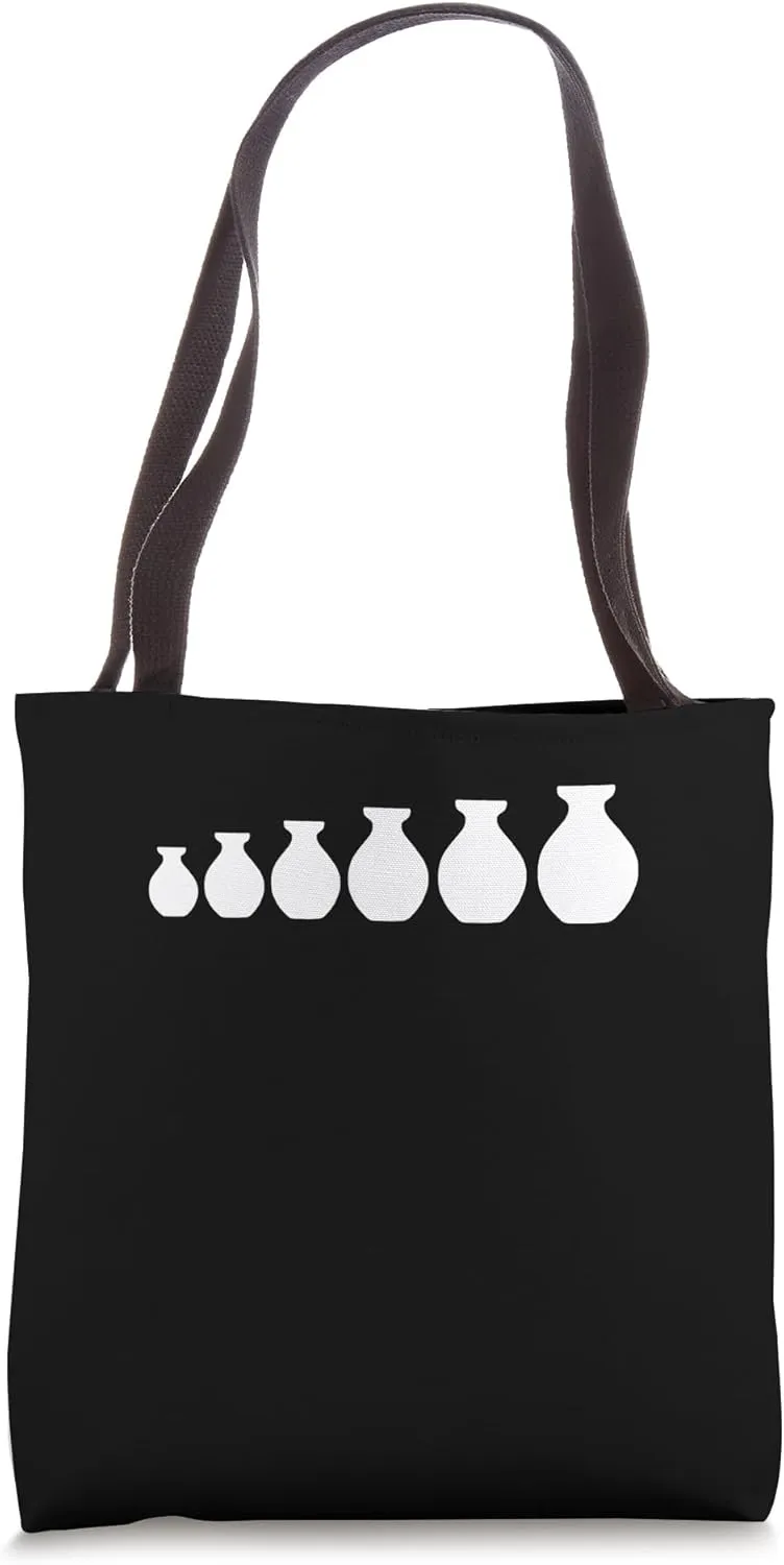 Pots Evolution Ceramic Clay Kiln Pottery Lover Tote Bag