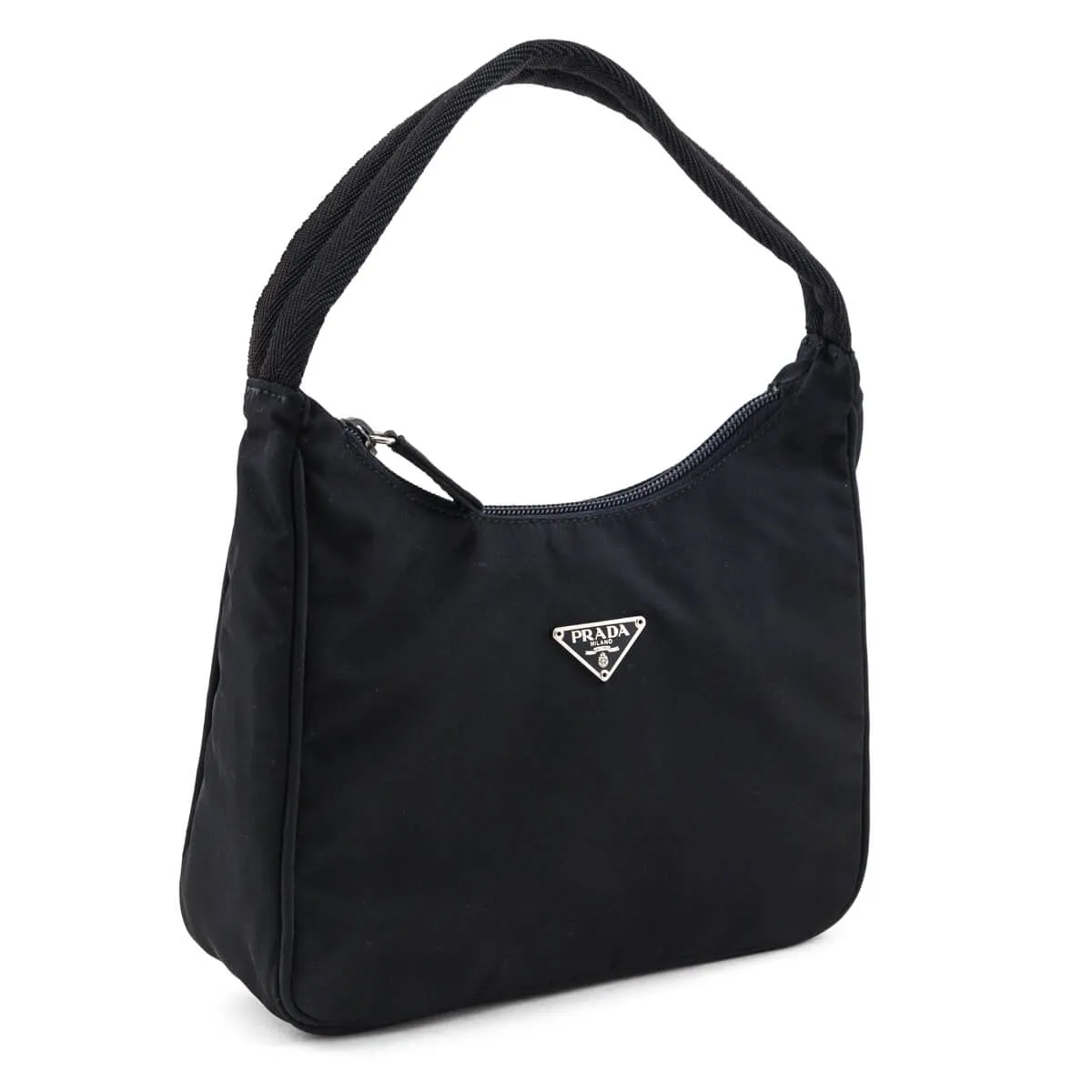 Prada Black Tessuto Mini Hobo