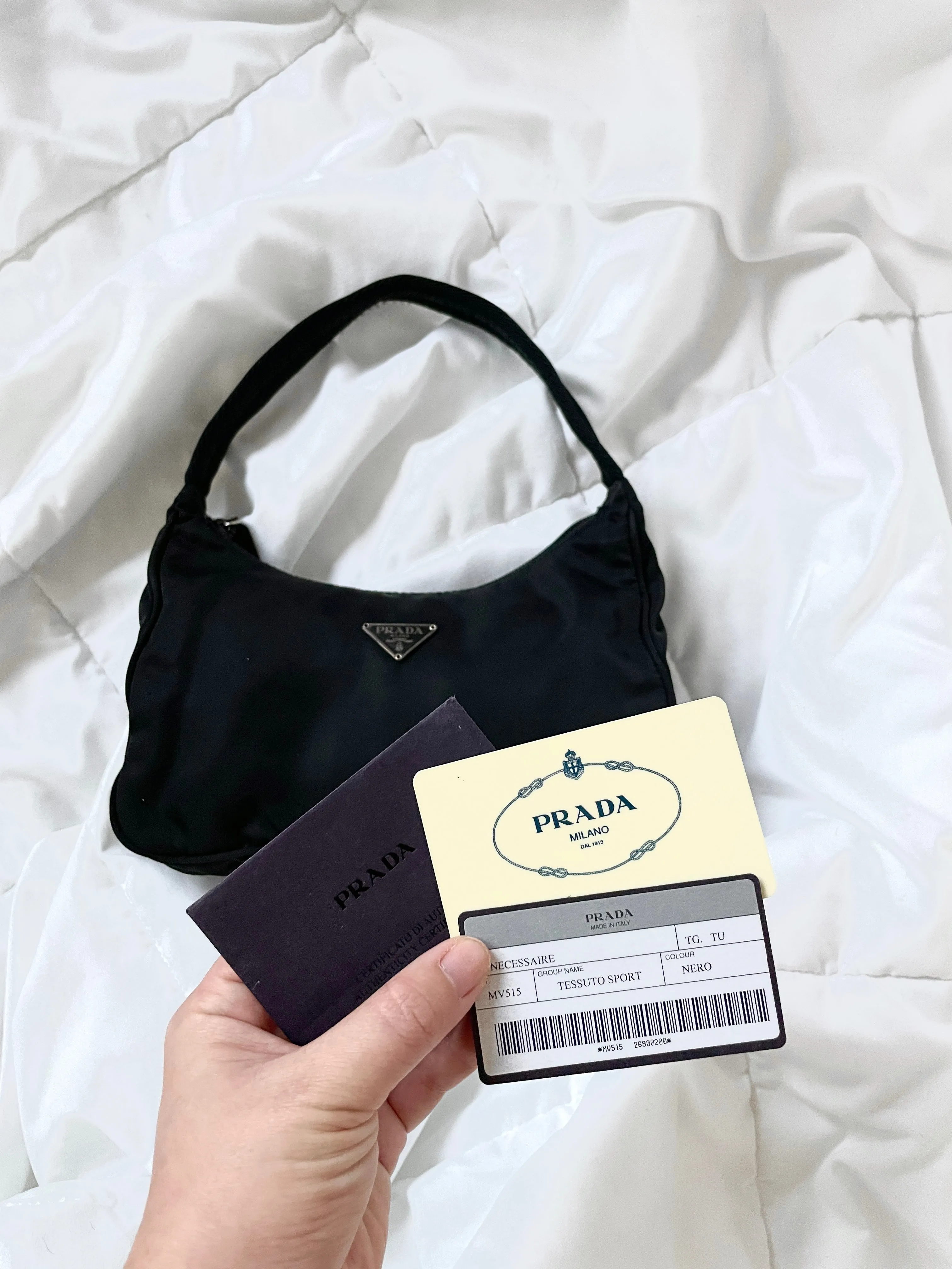 Prada Nylon Hobo Bag