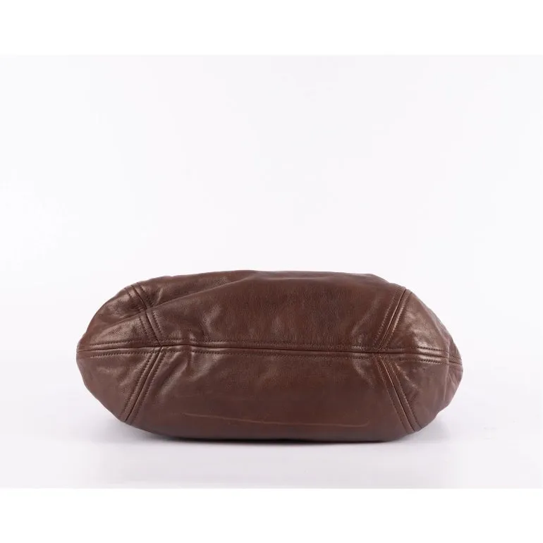 Prada Vitello Daino Bruciato Hobo Bag