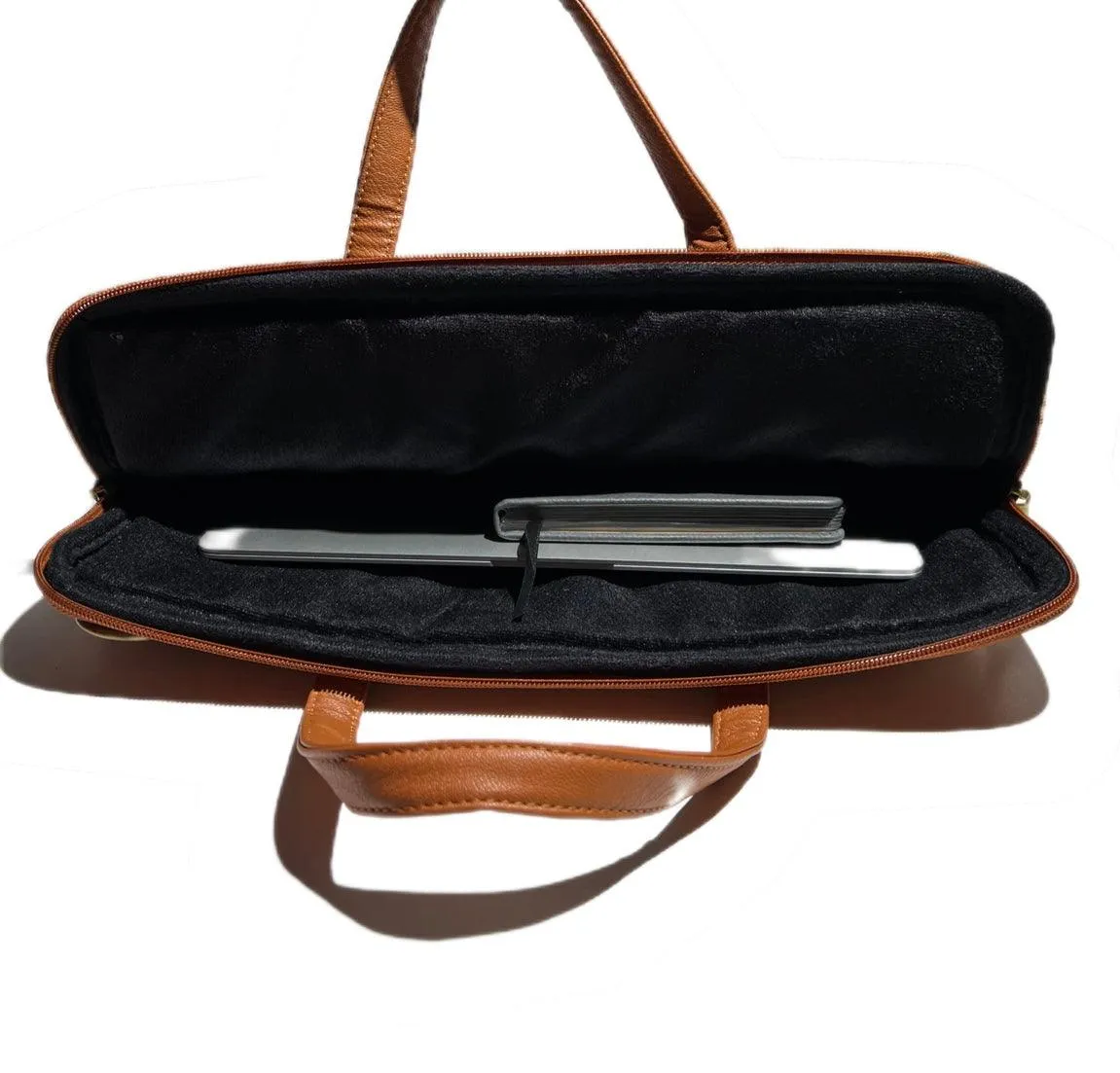 Purple Flora - The Vegan Leather Laptop Bag