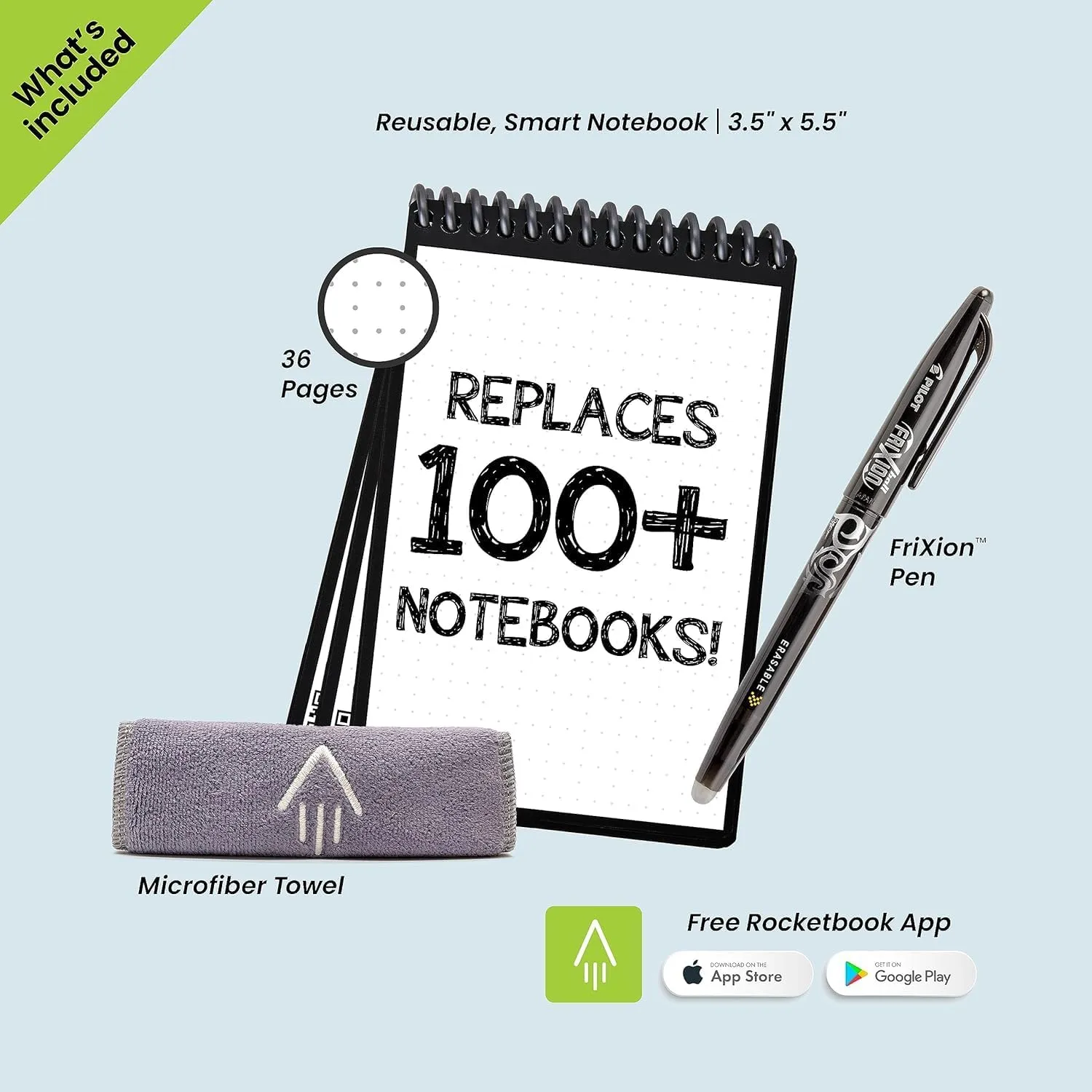 Rocketbook ,,(3.5  x 5.5 )