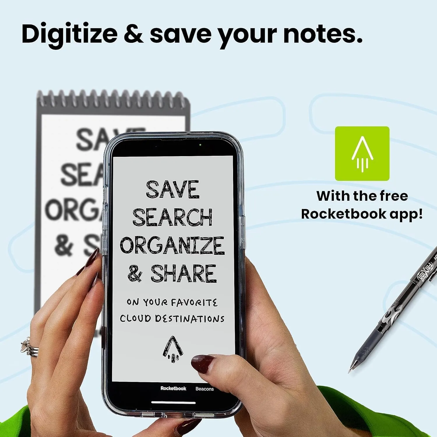 Rocketbook ,,(3.5  x 5.5 )