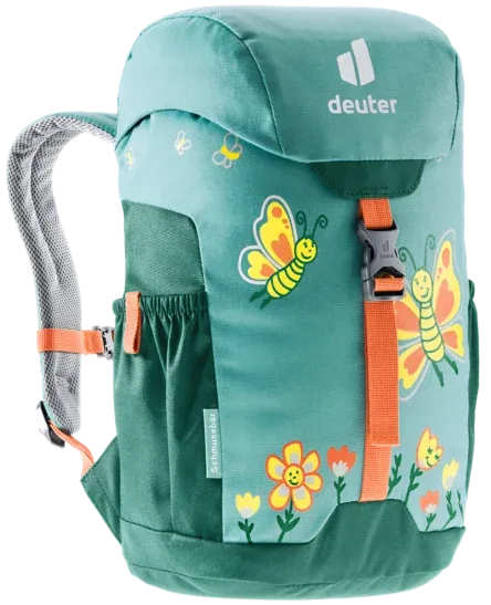 Schmusebar Children's Backpack - Dust Blue/Alpine Green