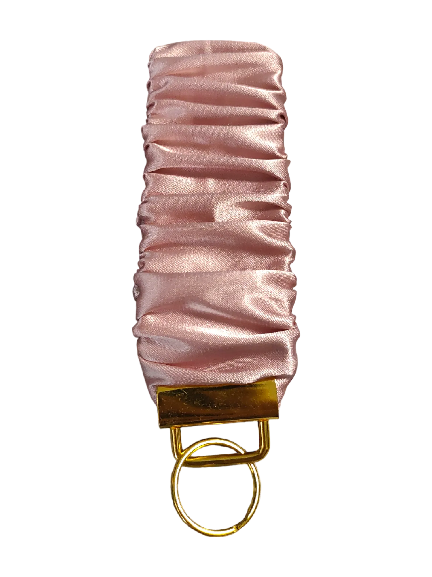 SCRUNCHIE KEY WRISTLET Satin Pink | Baby