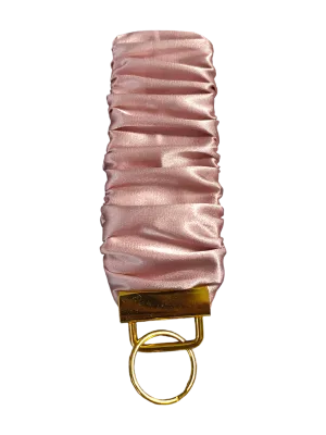 SCRUNCHIE KEY WRISTLET Satin Pink | Baby