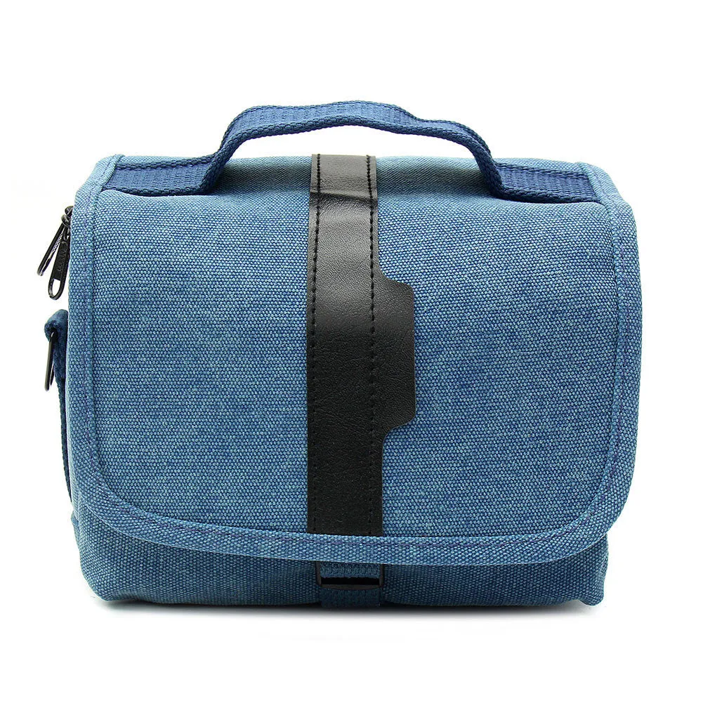 Sidiou Group Camera Bag Shoulder Bag Comfortable Travel Bag Outdoor Camera Canvas Bag Single Shoulder Bag Zipper