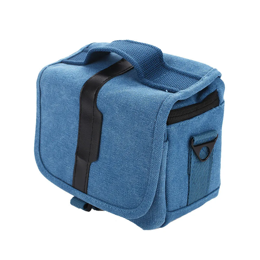 Sidiou Group Camera Bag Shoulder Bag Comfortable Travel Bag Outdoor Camera Canvas Bag Single Shoulder Bag Zipper