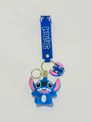 Stich & Eeyore Novelty Keychain