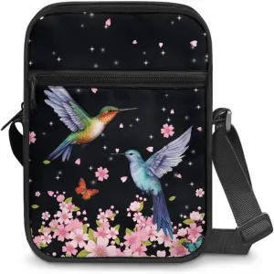 Suobstales Small Messenger Bag for Women Men Casual Shoulder Bag Crossbody Bag Travel Passport Wallet Bag for Cell Phone