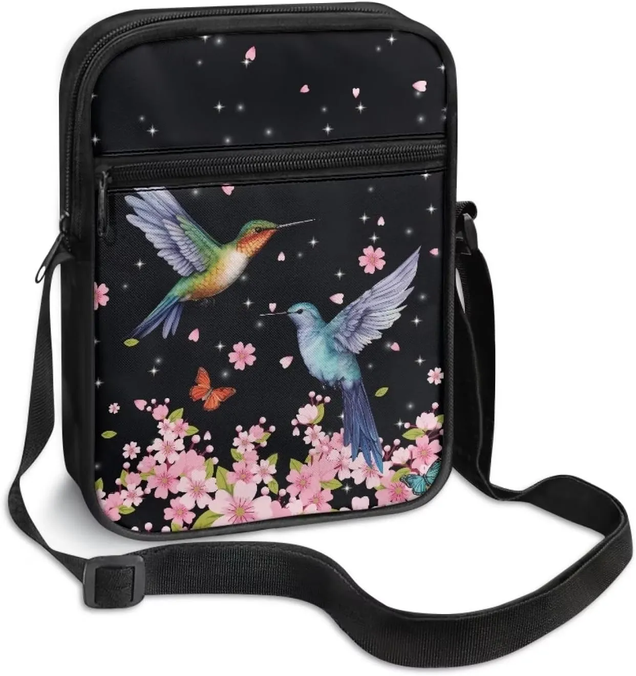 Suobstales Small Messenger Bag for Women Men Casual Shoulder Bag Crossbody Bag Travel Passport Wallet Bag for Cell Phone