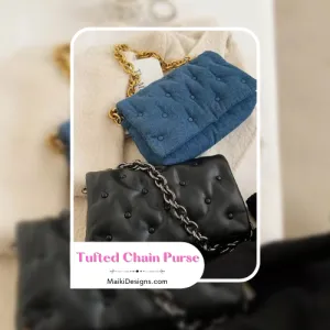 Tufted Chain Purse