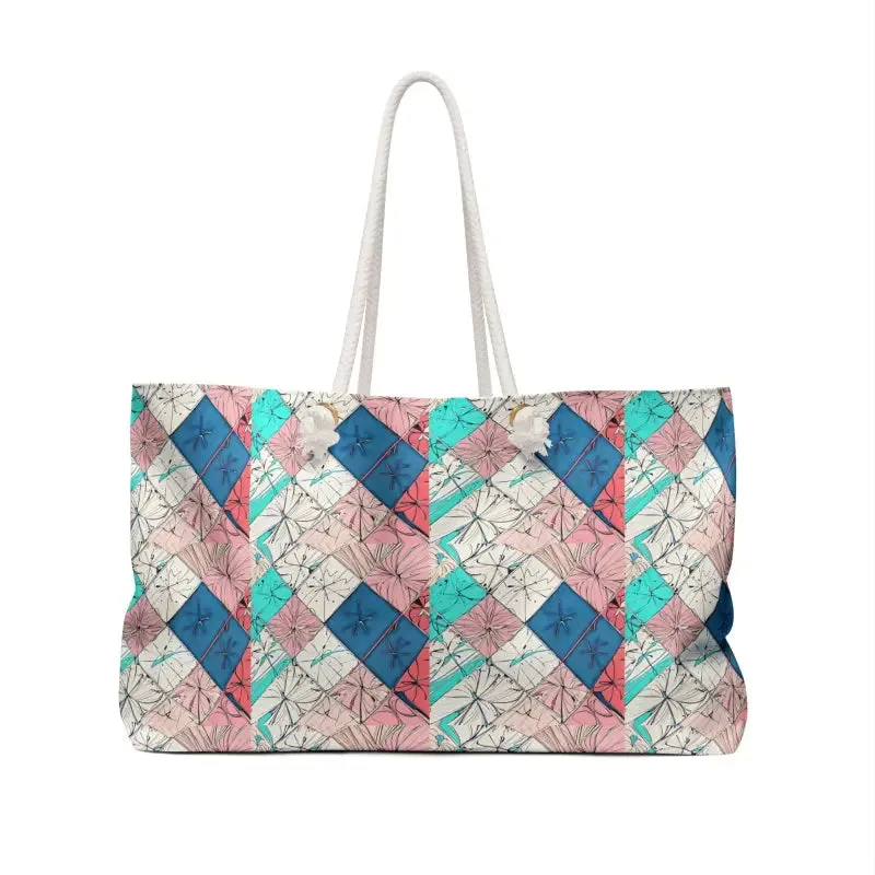 Vibrant Abstract Polyester Weekender Bag
